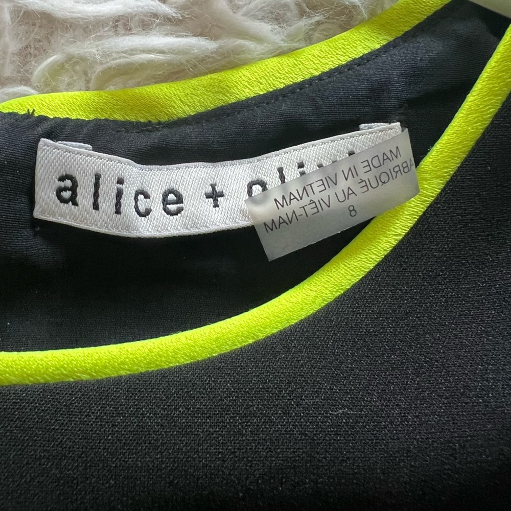 Alice + Olivia Women’s Black Dress size 8 - Picture 5 of 10